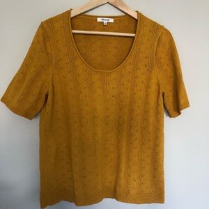 Madewell. Honey Mustard. Sweater tee.